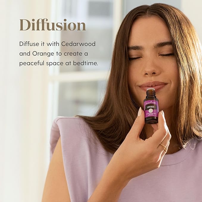 Young Living Lavender Essential Oil | Experience Skin Care Benefits | Ideal for Massage Aromatherapy | Tranquil Aroma and Soothing Scent | Natural Fragrance for Perfume | 5 ml