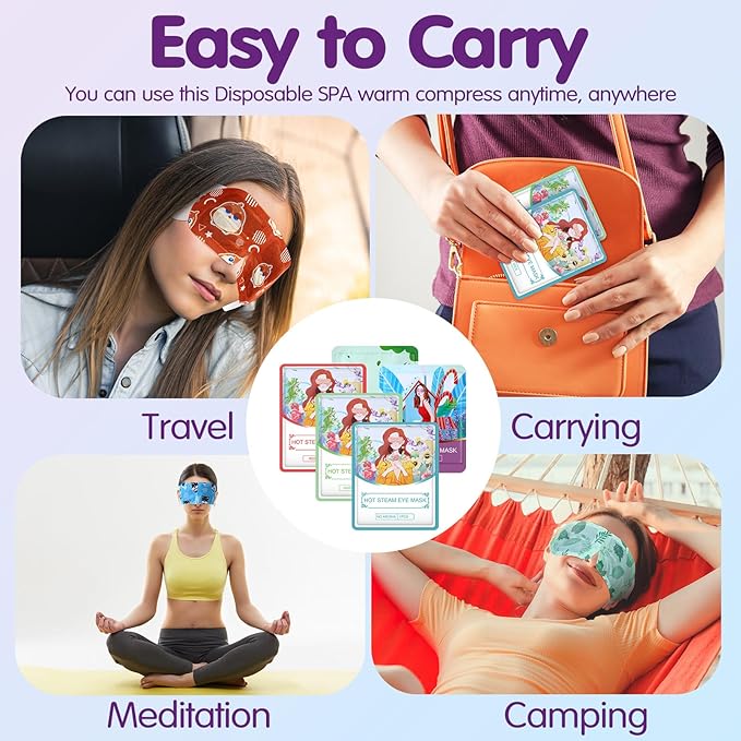 60 pcs disposable steam eye