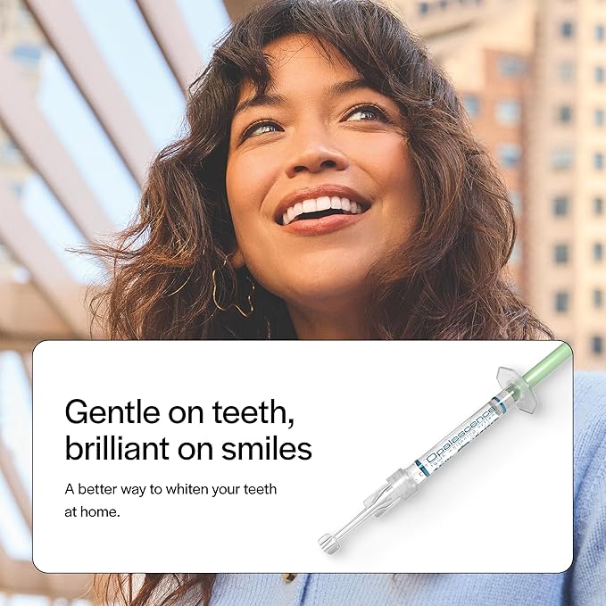 Opalescence 35% CP Mint - Gel Syringes Teeth Whitening - Refill Kit (4 Syringes) Carbamide Peroxide Gel. Made by Ultradent. Tooth Whitening Refill Syringes with Toothbrush. 5197-2tb