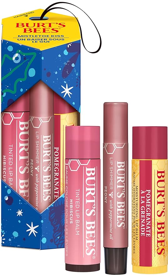 Burt's Bees Mistletoe Kiss Pink, Pomegrante, Gift