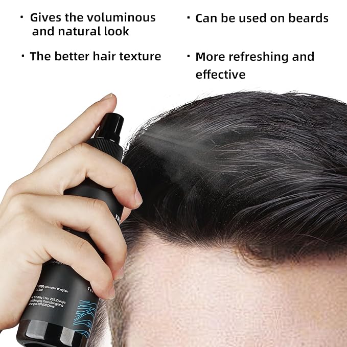 YMIR NEIL Natural sea salt spray for men,Texturizing,Volumizing,Beach Waves,fresh scent,6.0 fl oz,