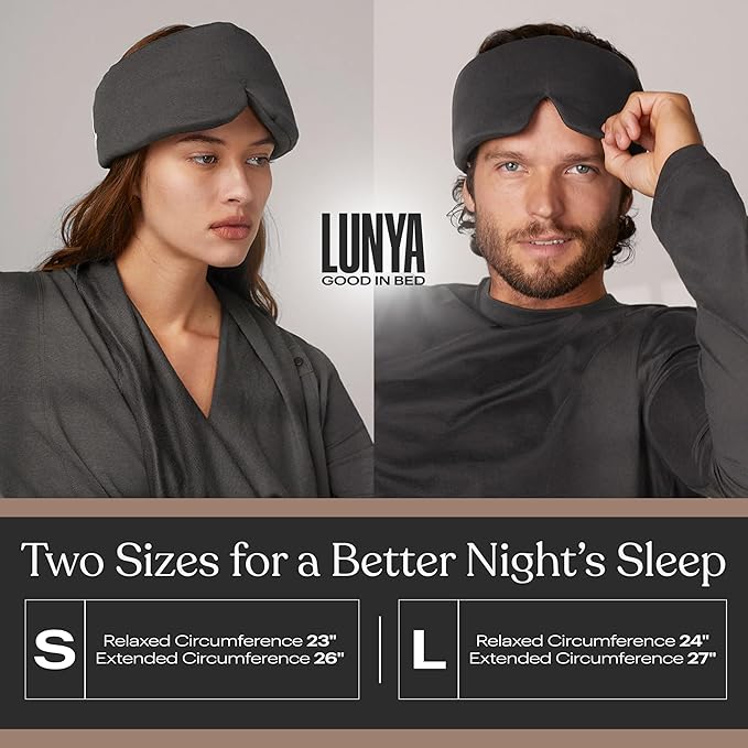 Lunya Men's Washable Silk Sleep Mask