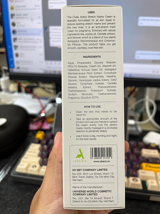 Abera Ovela Stretch Mark Cream, Stretch