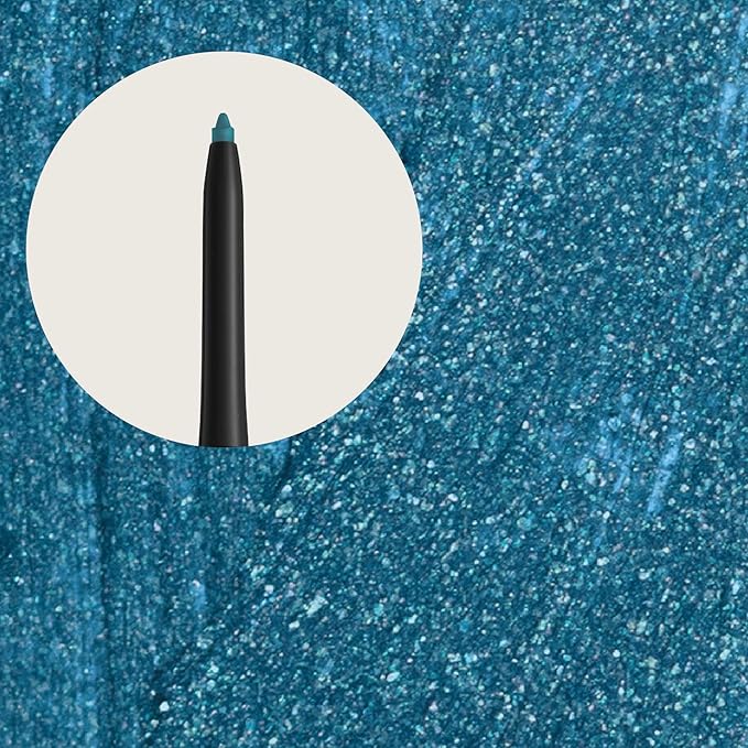 Sandstone Scandinavia Hypoallergenic Waterproof Eyeliner - Fragrance Free Metallic Blue Eye liner - Vegan and Cruelty Free Eye Pencil - Eyeliner Pencil for Sensitive Eyes (Blue Ice)
