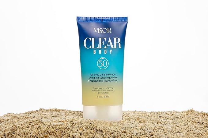 Visor Clear SPF 50 Gel Sunscreen for the Body