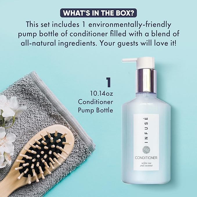 Terra Pure Infuse Conditioner, Retail Size Hotel Amenities, 10.14 oz. (Single)