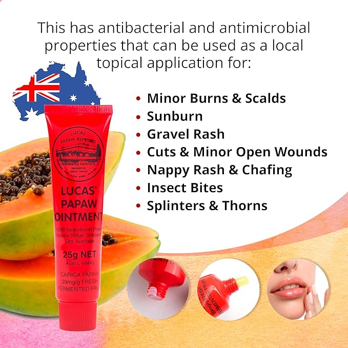 Lucas Pawpaw Lip Ointment, Lucas Pawpaw Balm