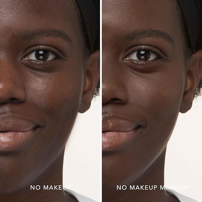 No Makeup Makeup Foundation + Brush Duo, Cream-Balm Formula Conceals, Corrects and Camouflages with Skin-Tone Adaptive Flexshade Technology, Buildable, Long-Lasting, Cruelty-Free, Vegan, Deep