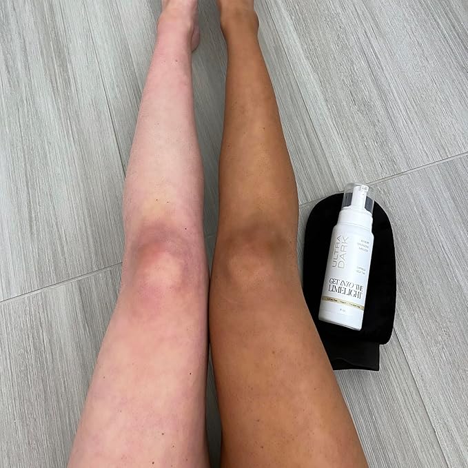 Get Into The Limelight Original Self Tanning Mousse, Ultra Dark Sunless Tanner, Develops 8+ Hours, 8 oz.