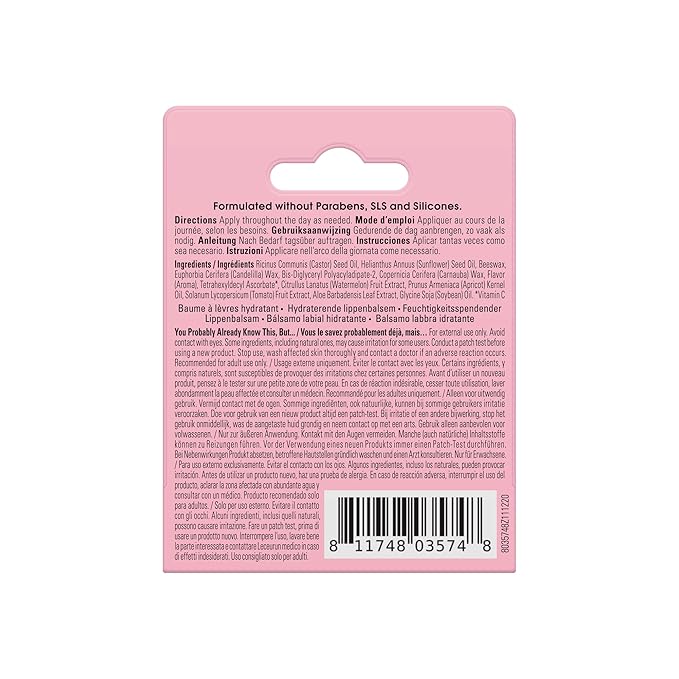 Yes To Watermelon Hydrating Lip Balm, Oz,