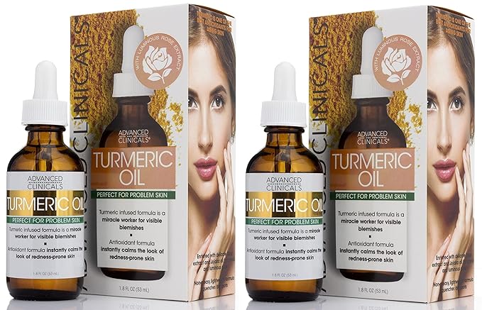 Advanced clinicals turmeric oil facial