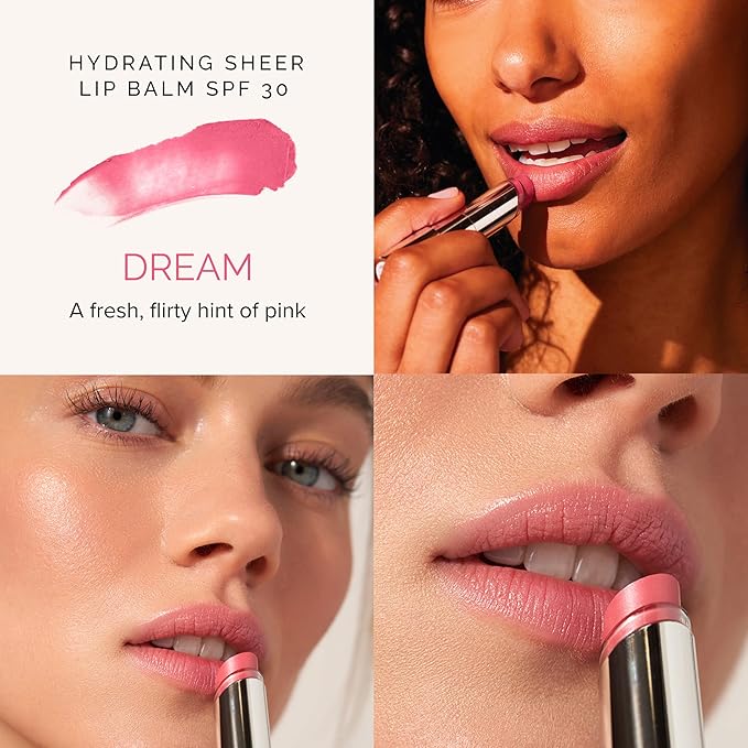 MDSolarSciences Tinted Sheer Lip Balm SPF 30 | Hydrating Lip Sunscreen | Shea Butter, Jojoba & Avocado Oils | Moisturizing, Vegan, & Clean| 0.15 oz, Dream