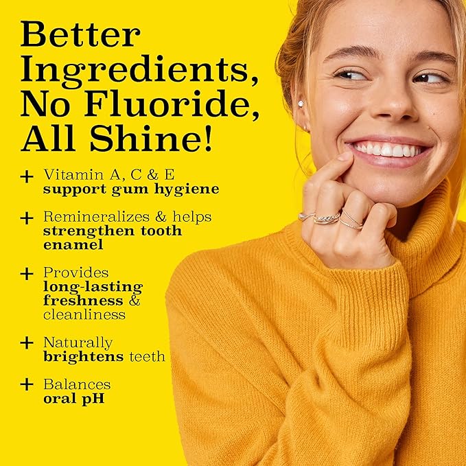 Twice Nano-Hydroxyapatite Toothpaste, Fluoride-Free - Helps Remineralize Teeth, Freshens Breath & Activated Charcoal for Teeth Whitening, ICY Mint - 3.4 oz