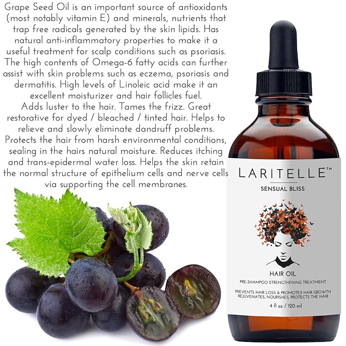 Laritelle Organic Hair Growth Treatment Sensual Bliss 4 oz