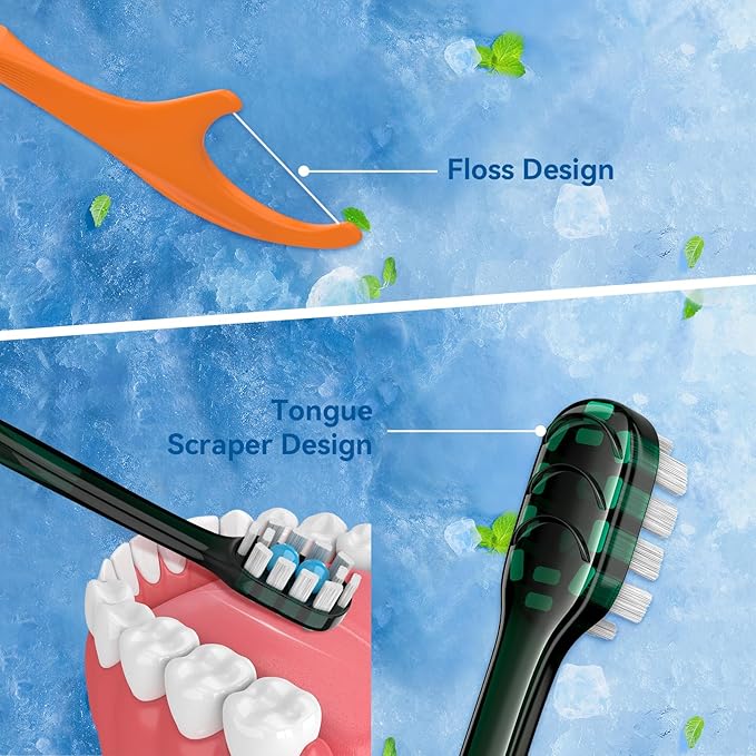 70Pack Disposable Toothbrushes with Toothpaste + Pick + Floss + Tongue Scraper 5-in-4 Mini Prepasted Travel Toothbrush for Hotel Camping Flight Car Single Use Portable Individually Wrapped | Mint