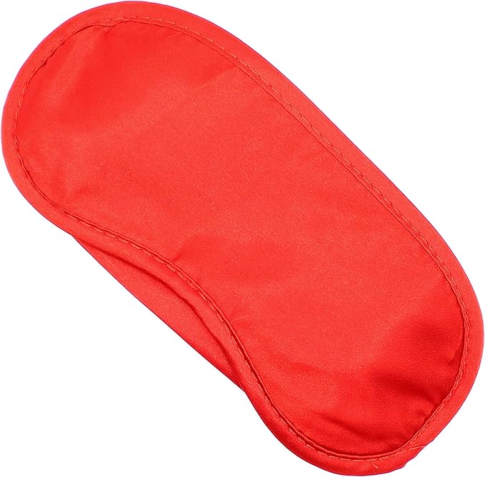 Dream Essentials Snooz Silky Soft Sleep Mask Value Pack 4 Eye Masks -Ruby Red (4 Pack)