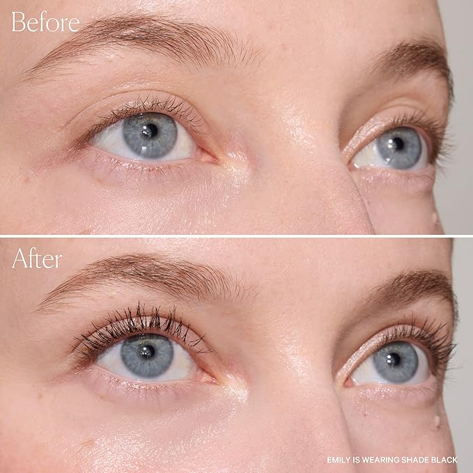 Well People Expressionist Curling Mascara, Curved Brush and Weightless Formula Lift, Separate and Nourish Lashes with Olive and Jojoba Oils, Smudge-Resistant, Clump- and Flake-Free, Black