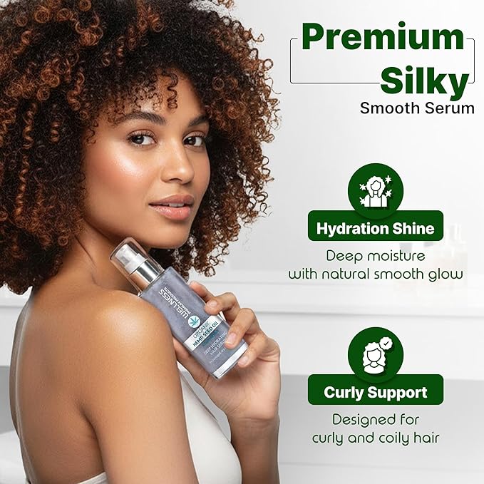 Wellness Premium Products Organic Hemp Seed Oil - Deep Hydrating Serum (100ml)