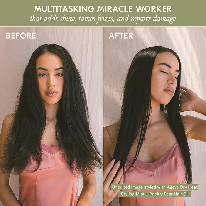 DAE Prickly Pear Hair Oil - Smooths Frizz, Hydrates, Prevents Breakage, Detangles, & Adds Shine (0.6 oz)