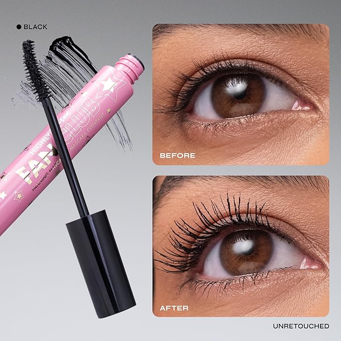 Milani Highly Rated Fan Club Fanning Mascara - Volumizing & Lengthening Lash Makeup for Lifted, Curled Lashes - 24-Hour Smudge-Proof Formula - Vegan & Cruelty-Free, Made in Italy, Black