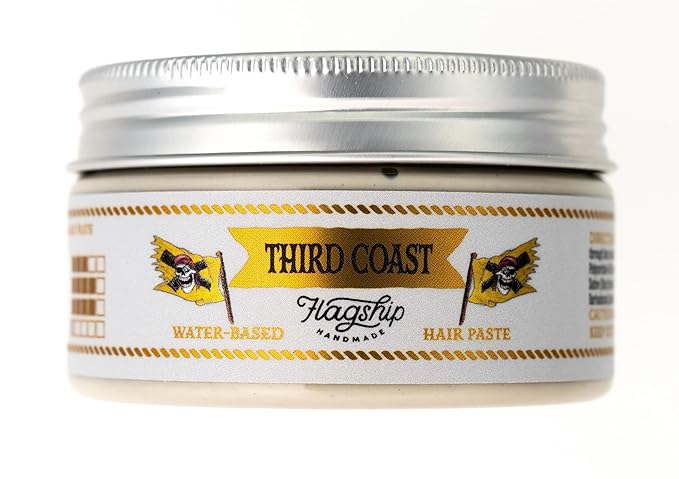 FLAGSHIP Handmade Third Coast Matte Paste Hair Pomade Medium Hold Matte Shine Salted Vanilla Scent 3.4 oz