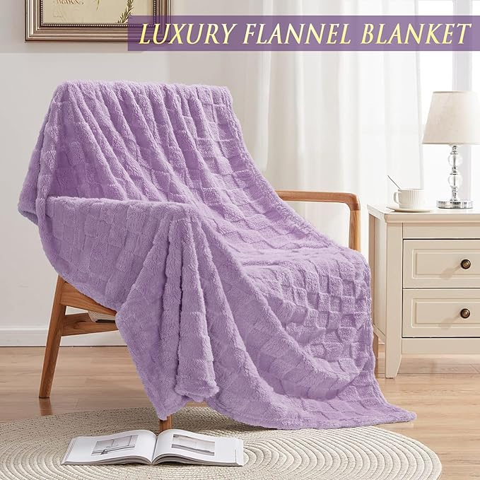 Birthday Gifts for Women, Self Care Get Well Soon Gift Baskets for Women, Lavender Relaxing Spa Gift Care Package w/ Blanket, Unique Valentines Day Gifts Idea for Her Wife Girlfriend Mom Friend Sister