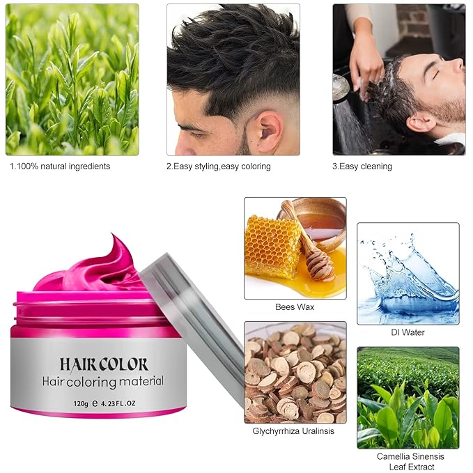 Temporary Hair Color Wax 4.23