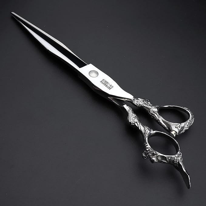 Hairdressing Scissors 6/7/8/9 Professional and Efficient Scissors (8 Inch Flat Scissors)
