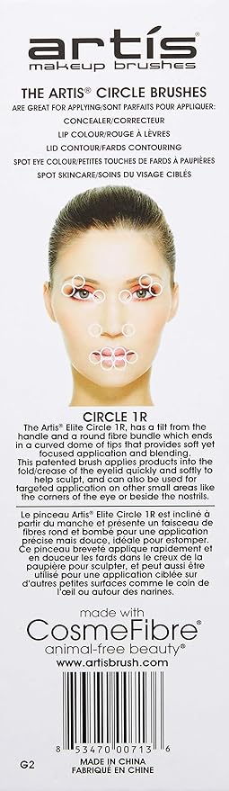 Artis Elite Circle Brush 1R - Mirror, 1 Pc Makeup Brush.