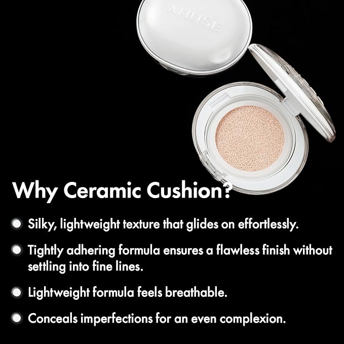 Amuse SEOUL Ceramic Skin Perfector Cushion Foundation 03 15g
