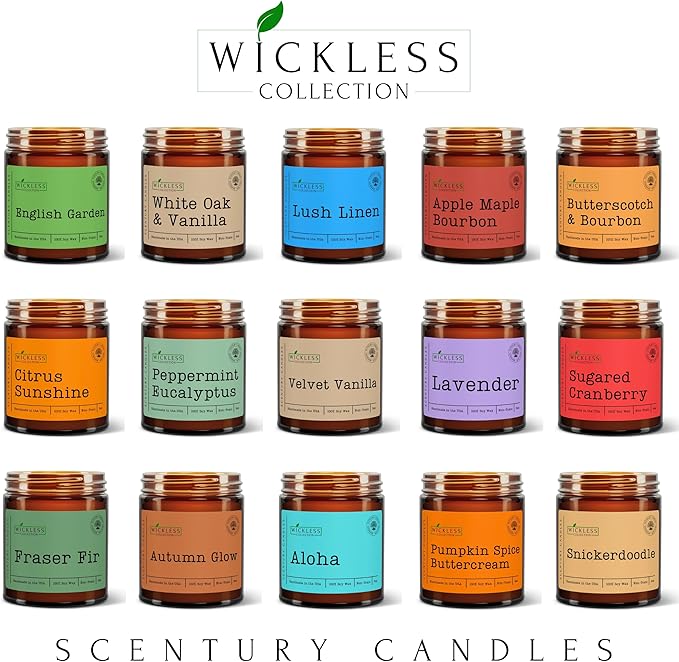 Wickless Pine Scented Candle for Candle Warmer Lamp, Many Scents to Choose, 100% Non-Toxic Soy Wax, Candle Melts for Warming Plate, Handmade in The USA (Fraser Fir)