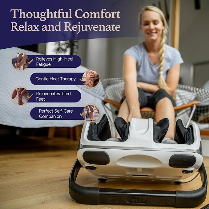 Cloud Massage Shiatsu Foot Massager with Heat – Deep Kneading for Pain Relief – Perfect for Father’s Day, Circulation & Relaxation – Ideal for Plantar Fasciitis, Neuropathy & Arthritis