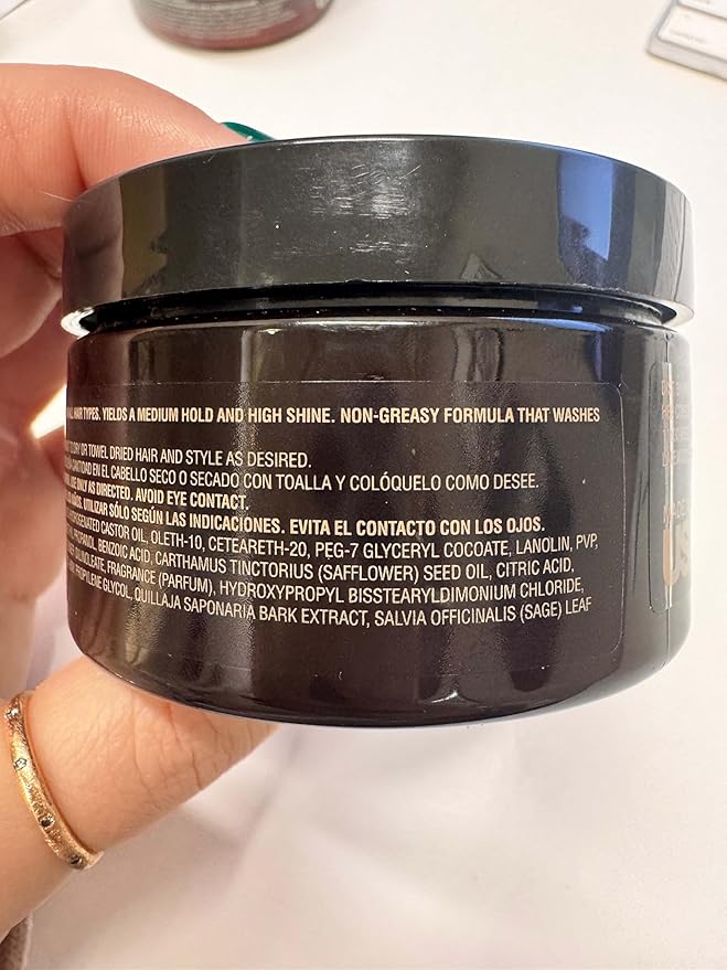Fix Your Lid Hair Pomade for Men - Water Based Pomade Medium Hold High Shine - Easy to Wash Out - All Hair Types - 3.75oz