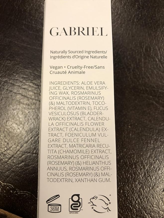 Gabriel Renewing Eye Cream | Natural, Paraben Free, Vegan, Cruelty-free, Non GMO| .5 oz.