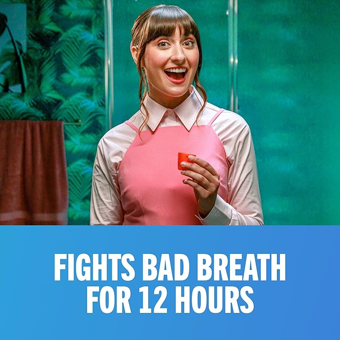 TheraBreath Fresh Breath Mouthwash, Icy Mint Flavor, Alcohol-Free, 16 Fl Oz (Pack of 2)