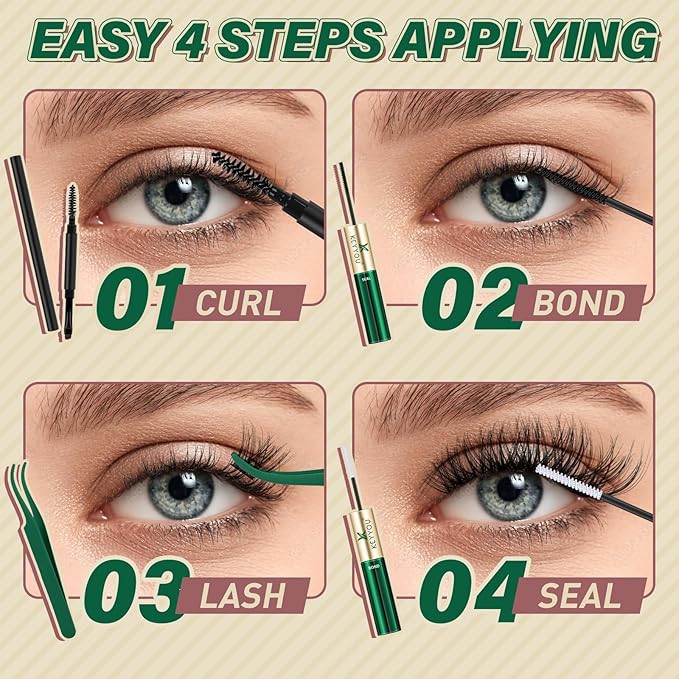 KEYYOU Lash Clusters Kit 144pcs Soft&Natural Lash Clusters Fluffy Lash Extension Kit D Curl 8-18MIX with Bond and Seal,Applicator Thin Band Eyelash Clusters for DIY at Home(Haze）