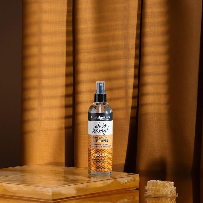 Aunt Jackie's Award-Winning Braid + Twist Collection Oh So Strong Shine Boosting Moisturizer, 12 fl oz