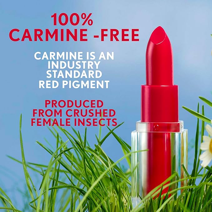 COVERGIRL Clean Lip Color, Caliente, Satin Finish, Squalane, Avocado & Aloe, Carmine-Free, Non-Drying, 0.12oz