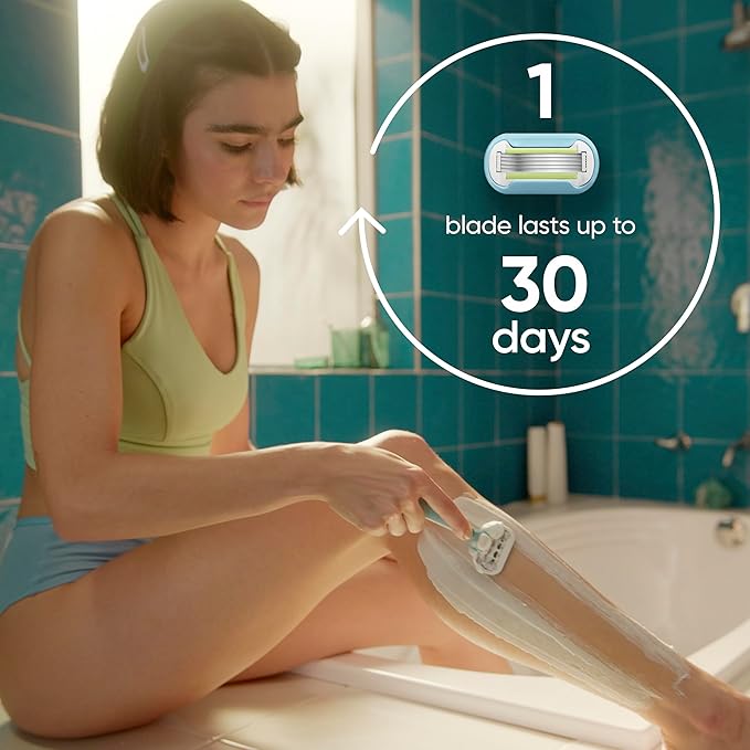 Gillette Venus Womens Razor Blade Refills, Venus Extra Smooth 4 Count and Venus Deluxe Smooth Sensitive 2 Count, 6 Total Refills