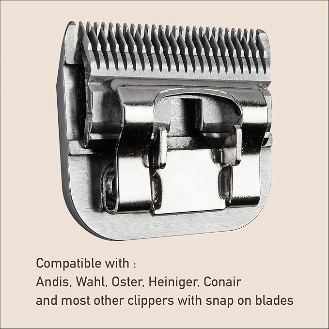 FURZONE Detachable Blade - Size 3 3/4F Blade 1/2", Made of Extra Durable Japanese Steel, Compatible with Most Andis, Oster, Wahl A5 Clippers