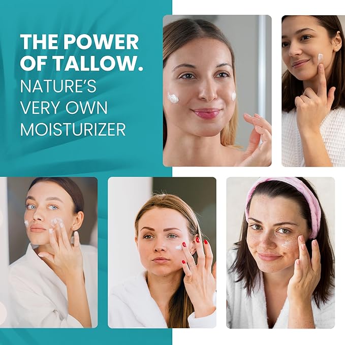 Forge Skin Original Sculpt & Tone Balm Beef Tallow for Skin Women |Grass Fed Beef Tallow and Honey Balm for Face | Under Eye Firming Cream Tightening Lifting Sagging Skin Beef Tallow Moisturizer