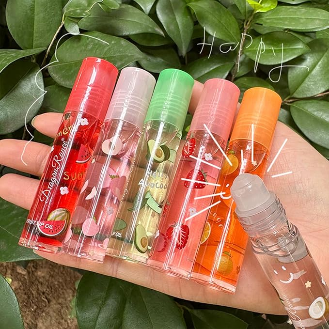 Moisturizing Lip Oil 6 Pcs Roll-on Lip Oil Moisturizing