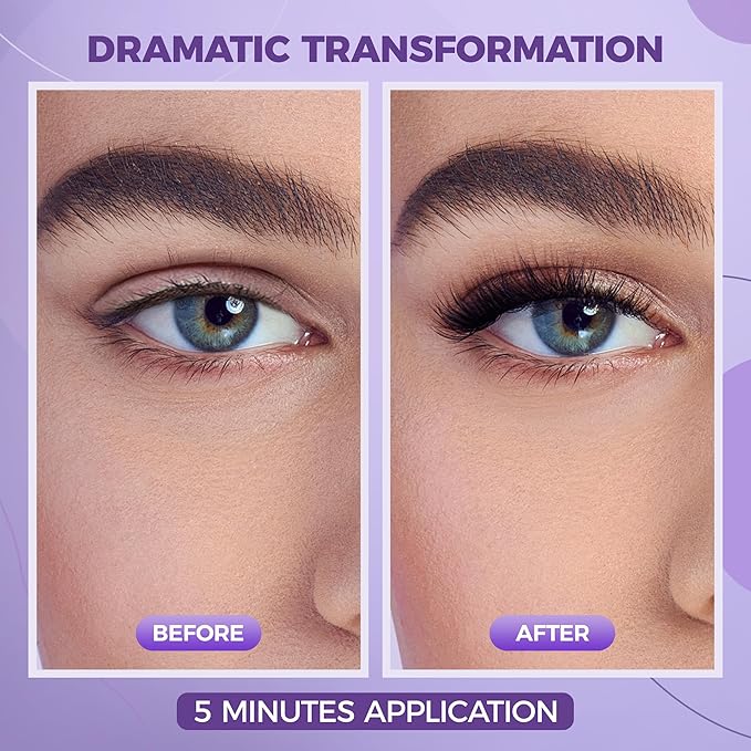 DIY Mega Volume Lash Extension Kit – 240PCS 60D/80D Fluffy Volume Lash Clusters, D Curl Eyelash Clusters with Bond & Seal, Dramatic Wispy Look, 10–16mm Mixed Lengths, Waterproof, Long-Lasting