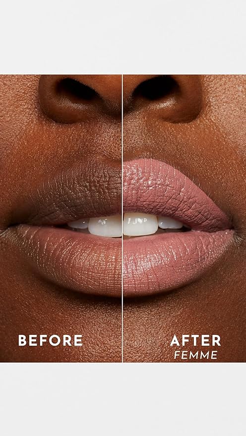 Lawless Women's Forget the Filler Lip-Plumping Line-Smoothing Satin Cream Lipstick, Femme, Pink, 0.1 Ounce