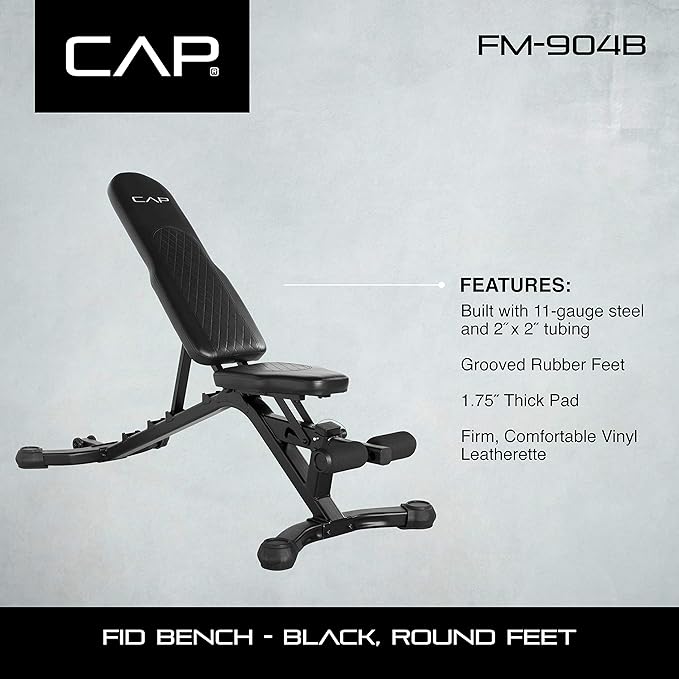 CAP Barbell Adjustable Utility Weight Bench