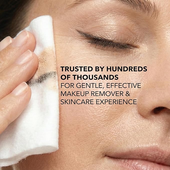 mivida Hypoallergenic Makeup Remover Wipes with Hyaluronic Acid, Fragrance Free Makeup Wipes for Sensitive Skin, Plant-Based, Alcohol Free, Convenient Twin Pack - 2x50 Count