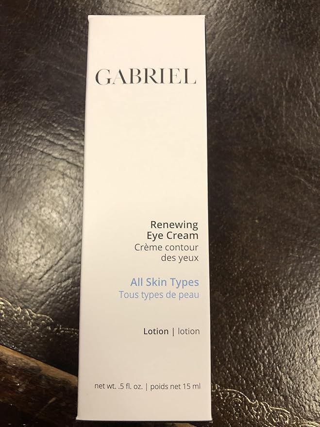 Gabriel Renewing Eye Cream | Natural, Paraben Free, Vegan, Cruelty-free, Non GMO| .5 oz.