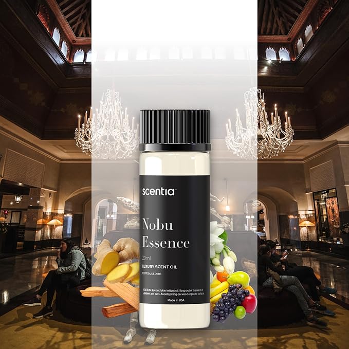 Scentia Luxury Essential Oil Blend – Inspired by Nobu Hotels, Aromatherapy Fragrance Oil for Home, Office, Living Room - Thanksgiving & Holiday Gift (20 ml / 0.67 Fl Oz)