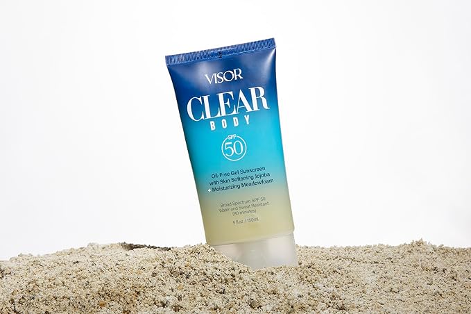 Visor Clear SPF 50 Gel Sunscreen for the Body