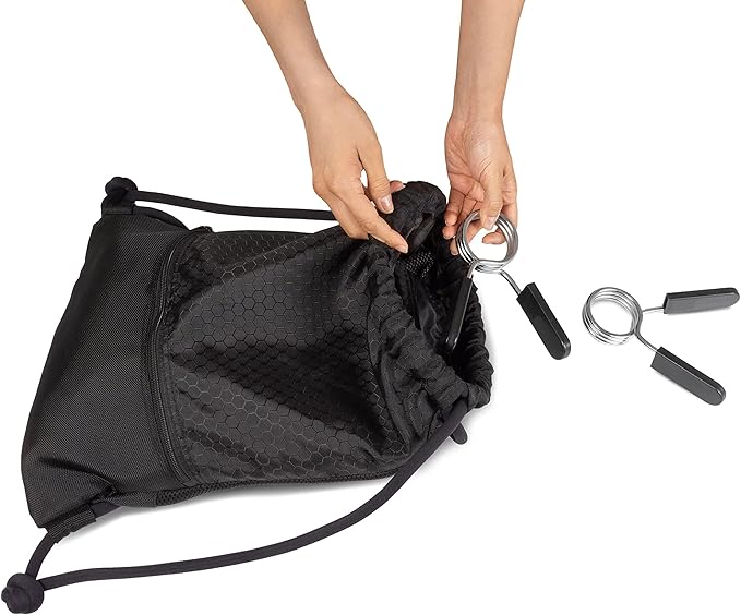 Black 2 Inch Barbell Clamps